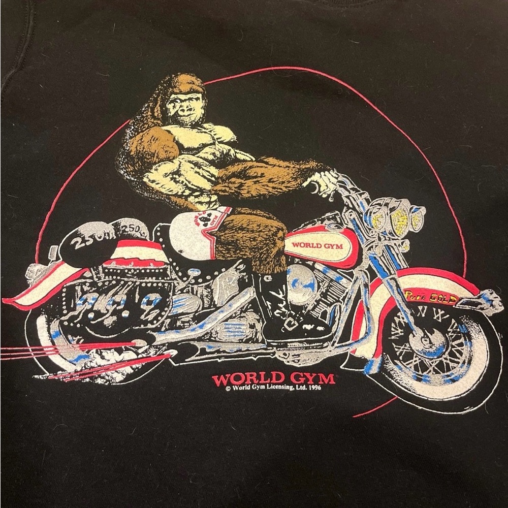 Vintage World Gym Sweatshirt - Picture 2 of 5